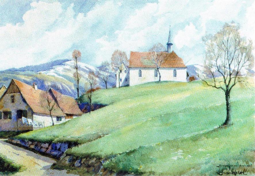 J.-J. Waltz, Ancienne chapelle de l’Emm, 1909.
